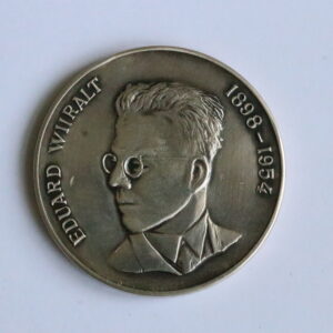 Hõbedast lauamedal "eduard wiiralt 1898 - 1954"