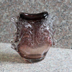 vintage klaasist vaas